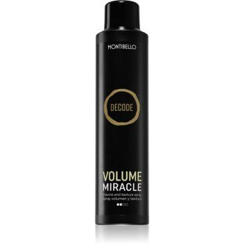 Montibello Decode Volume Miracle Spray spray volumizant pentru uscarea prin suflare și coafatul final al părului