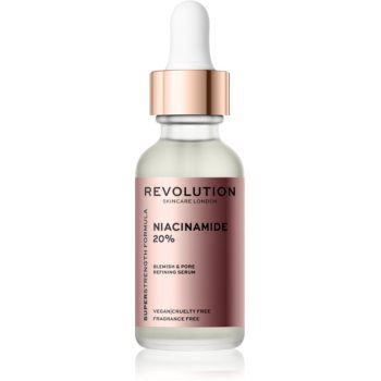 Revolution Skincare Niacinamide 20% ser intensiv pentru pori dilatati