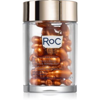 RoC Multi Correxion Revive + Glow ser vitamin activă de noapte în capsule