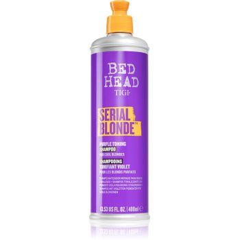 TIGI Bed Head Serial Blonde sampon tonifiant cu violete pentru parul blond cu suvite