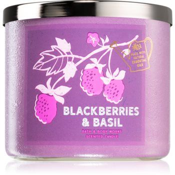 Bath & Body Works Blackberries & Basil lumânare parfumată