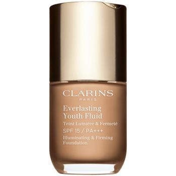 Clarins Everlasting Youth Fluid Foundation make-up pentru luminozitate SPF 15