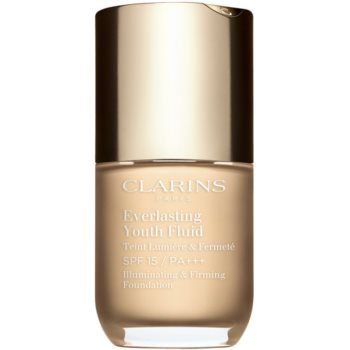 Clarins Everlasting Youth Fluid make-up pentru luminozitate SPF 15