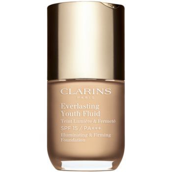 Clarins Everlasting Youth Fluid Foundation make-up pentru luminozitate SPF 15