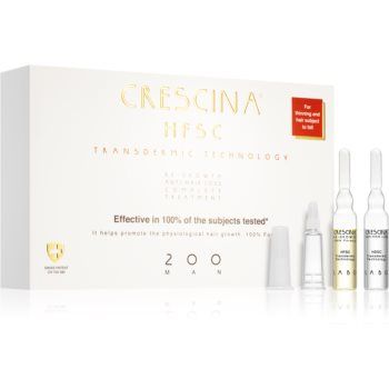 Crescina Transdermic 200 Re-Growth and Anti-Hair Loss tratament pentru stimularea creșterii părului și anti-cădere pentru barbati