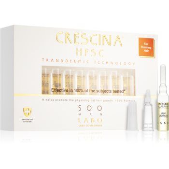 Crescina Transdermic 500 Re-Growth tratament pentru stimularea creșterii părului pentru barbati