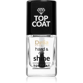 Delia Cosmetics Hard & Shine top coat cu efect de lungă durată ieftin