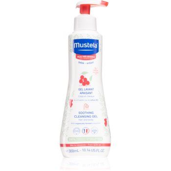 Mustela Bébé gel calmant de curatare pentru nou-nascuti si copii