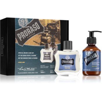 Proraso Set Beard Classic set cadou Azur Lime pentru bărbați de firma original