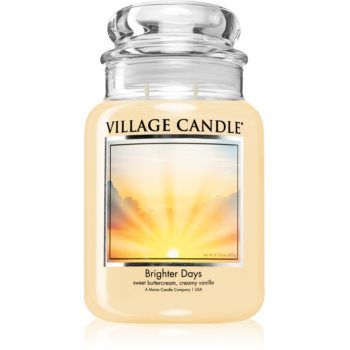 Village Candle Brighter Days lumânare parfumată (Glass Lid)