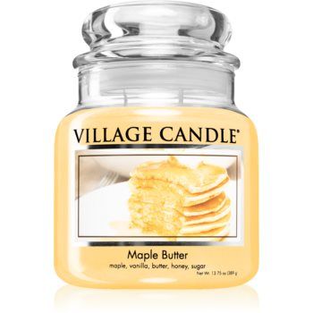 Village Candle Maple Butter lumânare parfumată (Glass Lid)