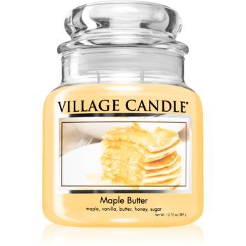 Village Candle Maple Butter lumânare parfumată (Glass Lid)