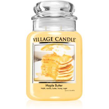 Village Candle Maple Butter lumânare parfumată (Glass Lid)