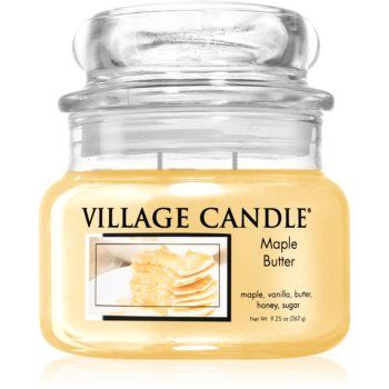 Village Candle Maple Butter lumânare parfumată (Glass Lid)