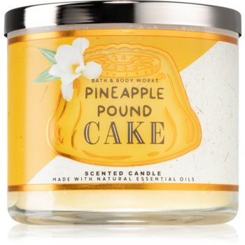 Bath & Body Works Pineapple Pound Cake lumânare parfumată
