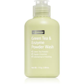 By Wishtrend Green Tea & Enzyme pudra de curatare fina de firma originala