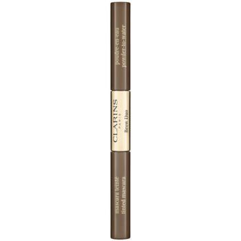 Clarins Brow Duo set pentru aranjarea sprâncenelor pentru fixare și formă