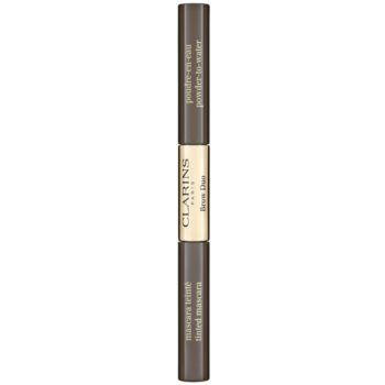 Clarins Brow Duo set pentru aranjarea sprâncenelor pentru fixare și formă