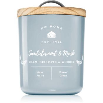 DW Home Farmhouse Sandalwood & Musk lumânare parfumată