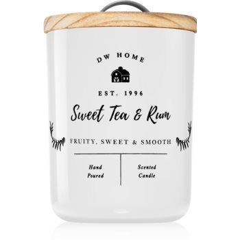 DW Home Farmhouse Sweet Tea & Rum lumânare parfumată