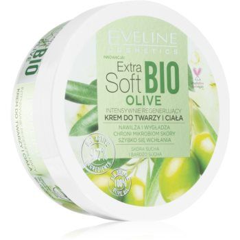 Eveline Cosmetics Extra Soft Bio Olive Cremă nutritivă pentru față și corp pentru piele uscata