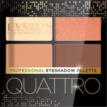 Eveline Cosmetics Quattro paletă cu farduri de ochi