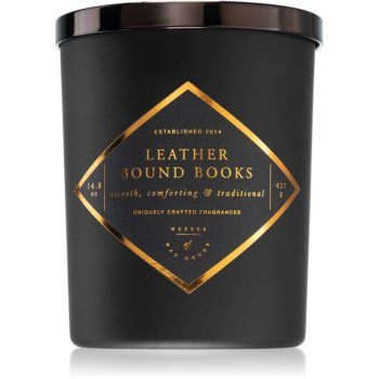 Makers of Wax Goods Leather Bound Books lumânare parfumată
