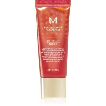 Missha M Perfect Cover crema BB cu protectie ridicata si filtru UV pachet mic