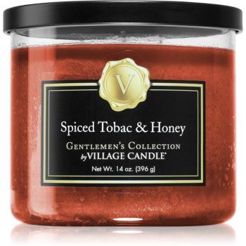 Village Candle Gentlemen's Collection Spiced Tobac & Honey lumânare parfumată