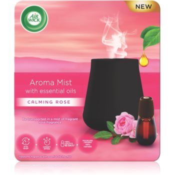 Air Wick Aroma Mist Calming Rose aroma difuzor cu rezervã + baterie