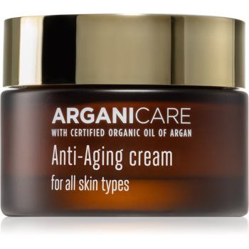Arganicare Anti-Aging Cream crema protectoare impotriva imbatranirii pielii pentru toate tipurile de ten