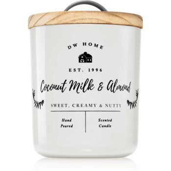 DW Home Coconut Milk & Almond lumânare parfumată
