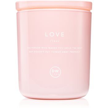 DW Home Definitions LOVE Peony Apple lumânare parfumată