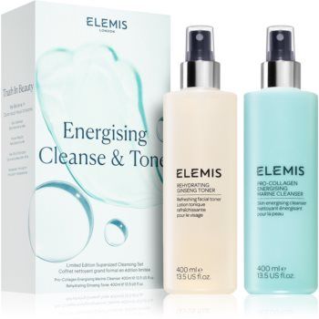 Elemis Energising Cleanse & Toner set cadou (perfecta pentru curatare)