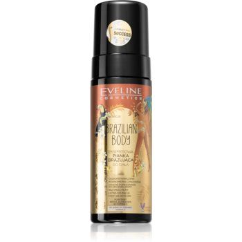 Eveline Cosmetics Brazilian Body spumă autobronzantă pentru un bronz rapid