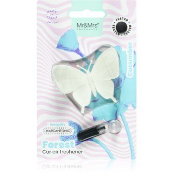 Mr & Mrs Fragrance Forest Cucumber parfum pentru masina (White Butterfly)