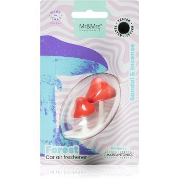 Mr & Mrs Fragrance Forest Sandal & Incense parfum pentru masina (Red Mushroom)