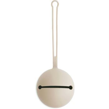 Mushie Silicone Pacifier Holder Case cutie pentru suzetă
