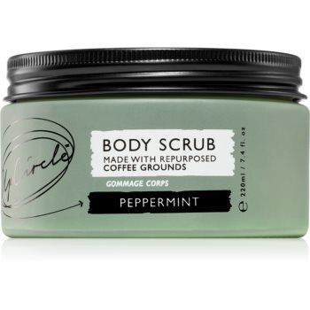 UpCircle Body Scrub Peppermint exfoliant de corp, cu cafea in dus