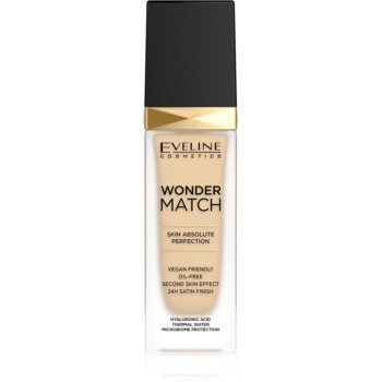 Eveline Cosmetics Wonder Match fard lichid de lunga durata cu acid hialuronic