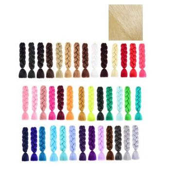Extensii Colorate pentru Impletituri Blond-Deschis Lucy Style 2000, 1 buc