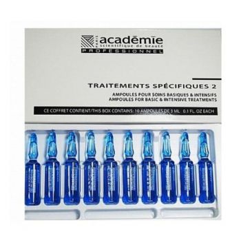Fiole tratament Academie Visage Azulene toate tipurile de ten 10 x 3 ml