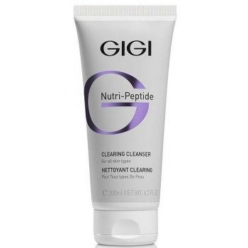 Gel de curtare fata Gigi Nutri Peptide - Clearing Cleanser, 200 ml