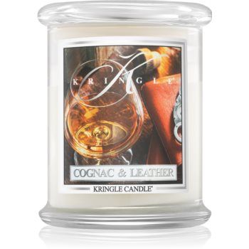Kringle Candle Brandy & Leather lumânare parfumată