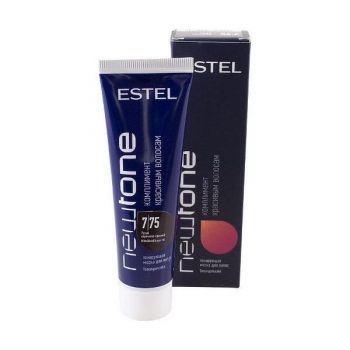 Masca nuantatoare pentru par cu keratina Haute Couture Newtone, 7/75 Blond maroniu-rosu, 60 ml Masca nuantatoare pentru par cu keratina Haute Couture Newtone, 7/75 Blond maroniu-rosu, 60 ml