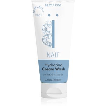 Naif Baby & Kids Hydrating Cream Wash crema de dus hidratanta pentru nou-nascuti si copii