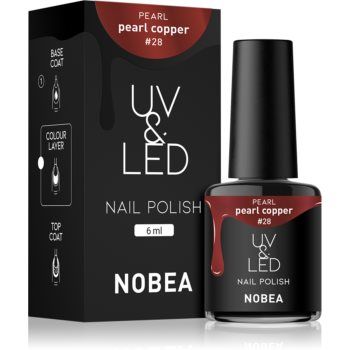 NOBEA UV & LED Nail Polish unghii cu gel folosind UV / lampă cu LED glossy