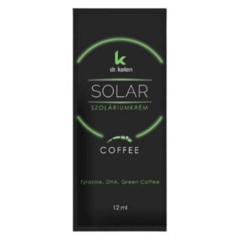 Plic Crema pentru Solar cu Cafea Verde - Dr. Kelen Solar Green Caffe, 12 ml