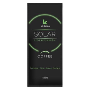 Plic Crema pentru Solar cu Cafea Verde - Dr. Kelen SunSolar Green Caffe, 12 ml