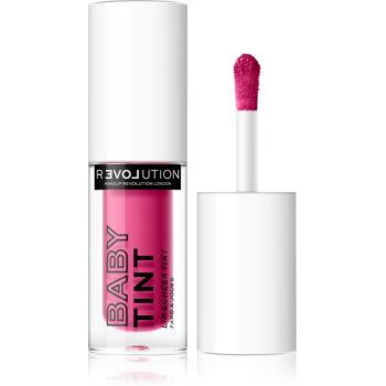Revolution Relove Baby Tint blush lichid și luciu de buze Revolution Relove Baby Tint blush lichid și luciu de buze